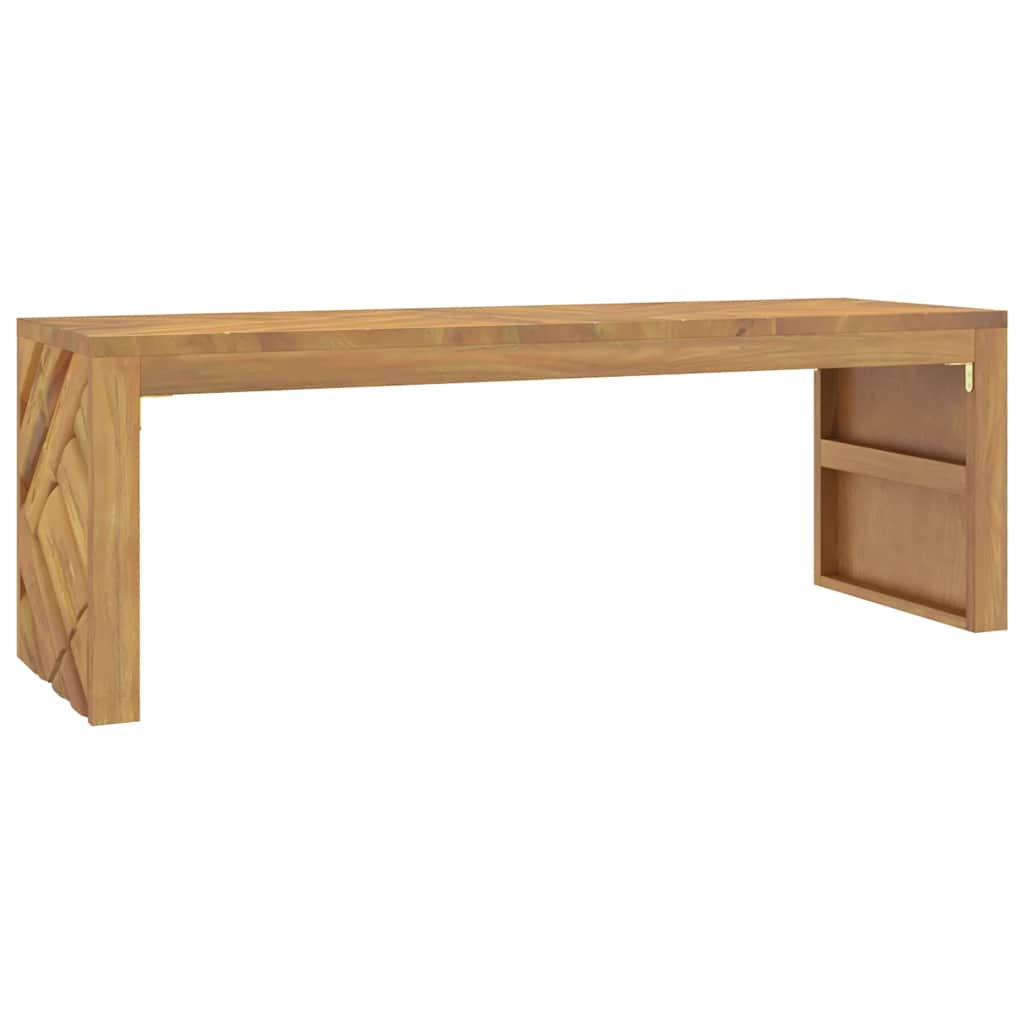 Table basse 110x35x38 cm en bois de teck massif