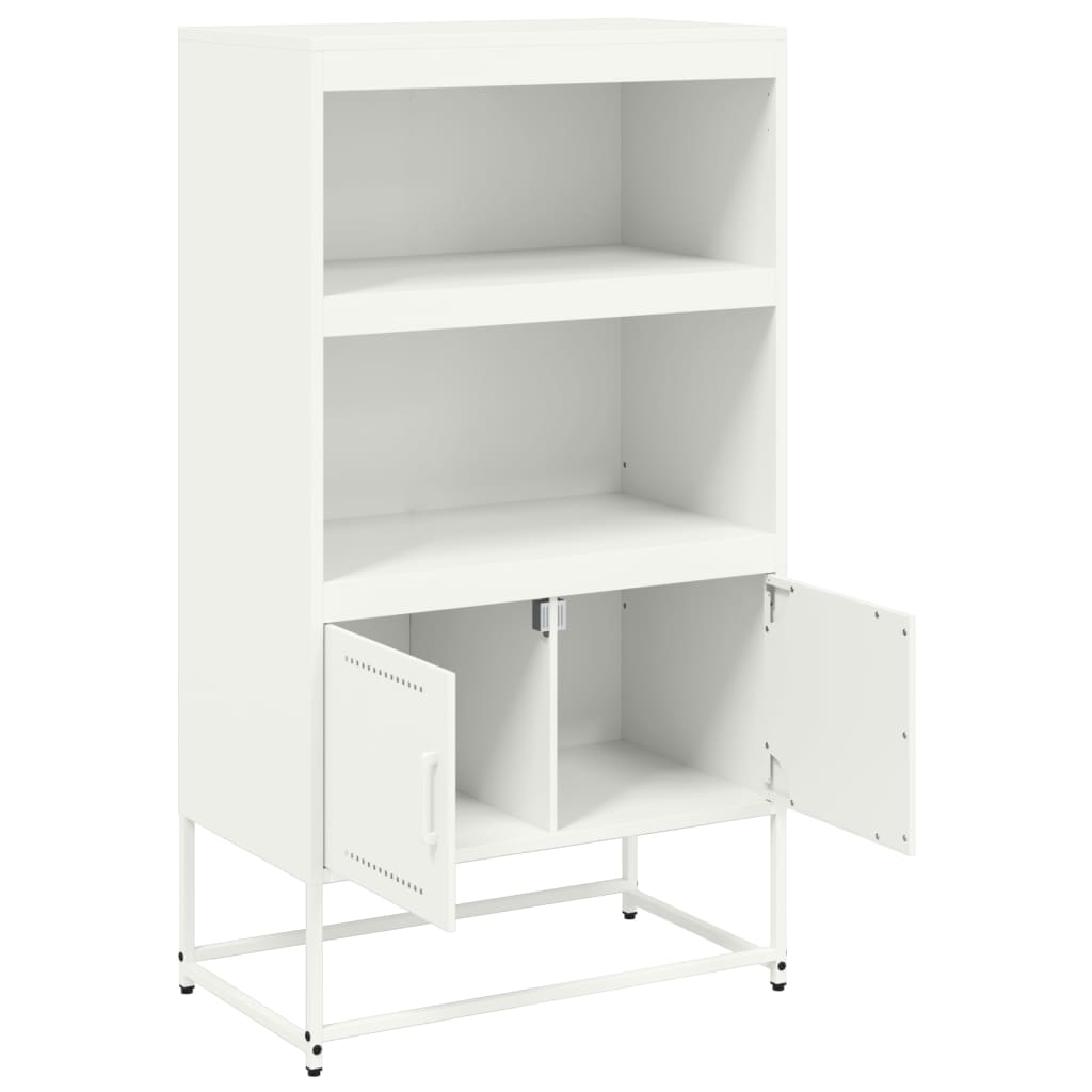 Meuble TV jaune moutarde 100,5x39x60,5 cm en acier