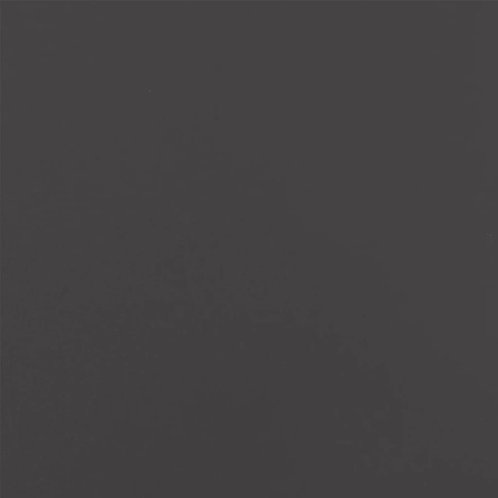 Tables de chevet 2 pcs. Noir 36x39x60,5 cm en acier
