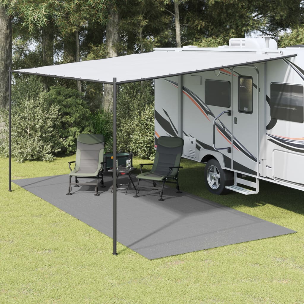 Tent carpet anthracite 5.5x2.5 m