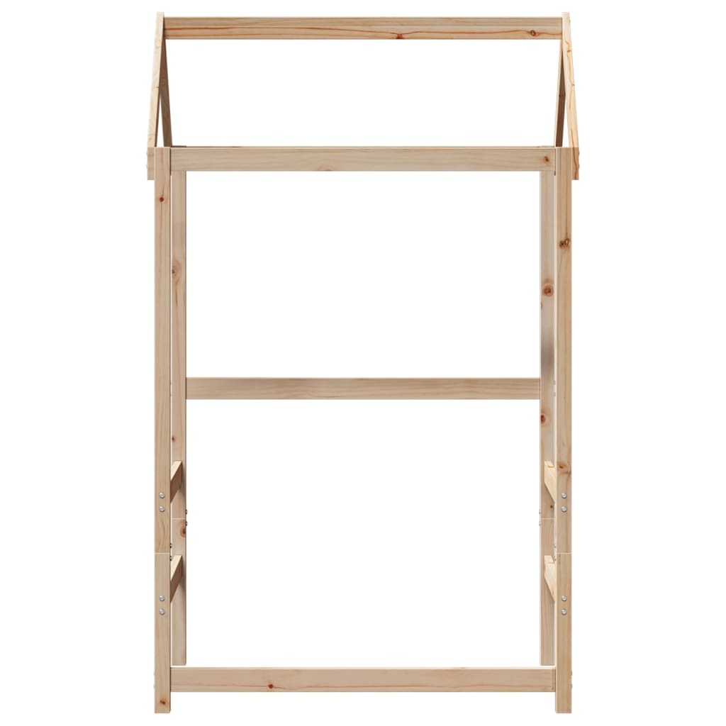 Roof for children's bed 118x70x176.5 cm solid pine wood