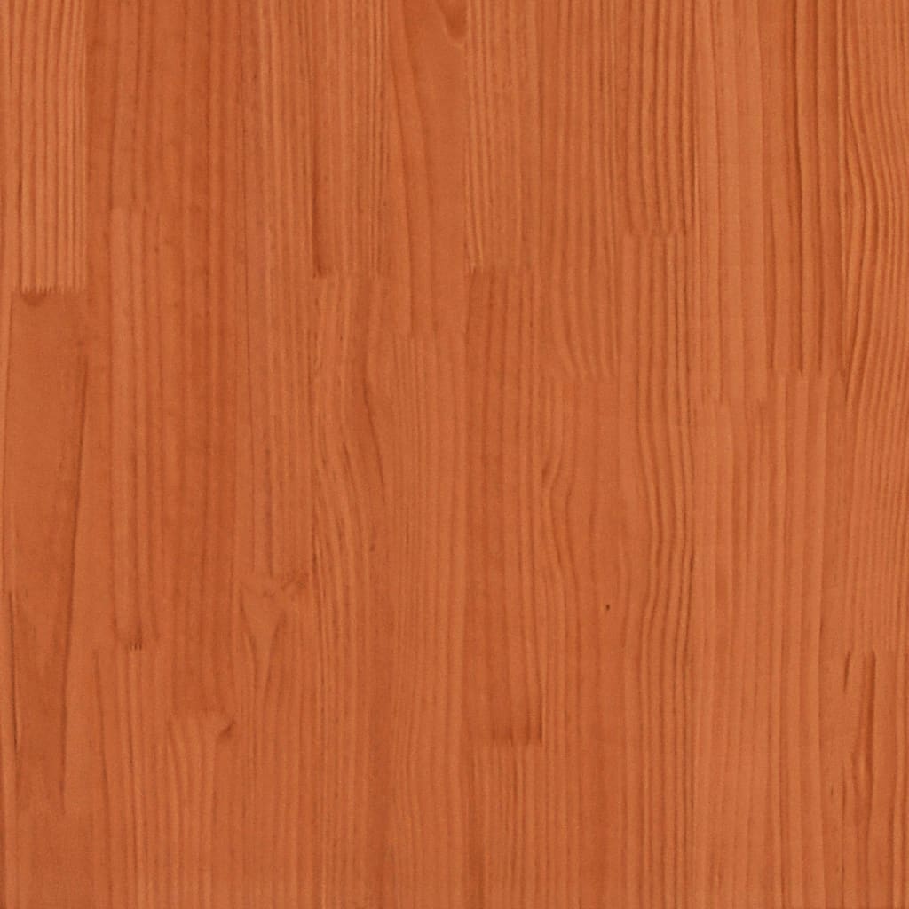 Toit pour lit enfant cire marron 118x70x176,5cm bois de pin massif