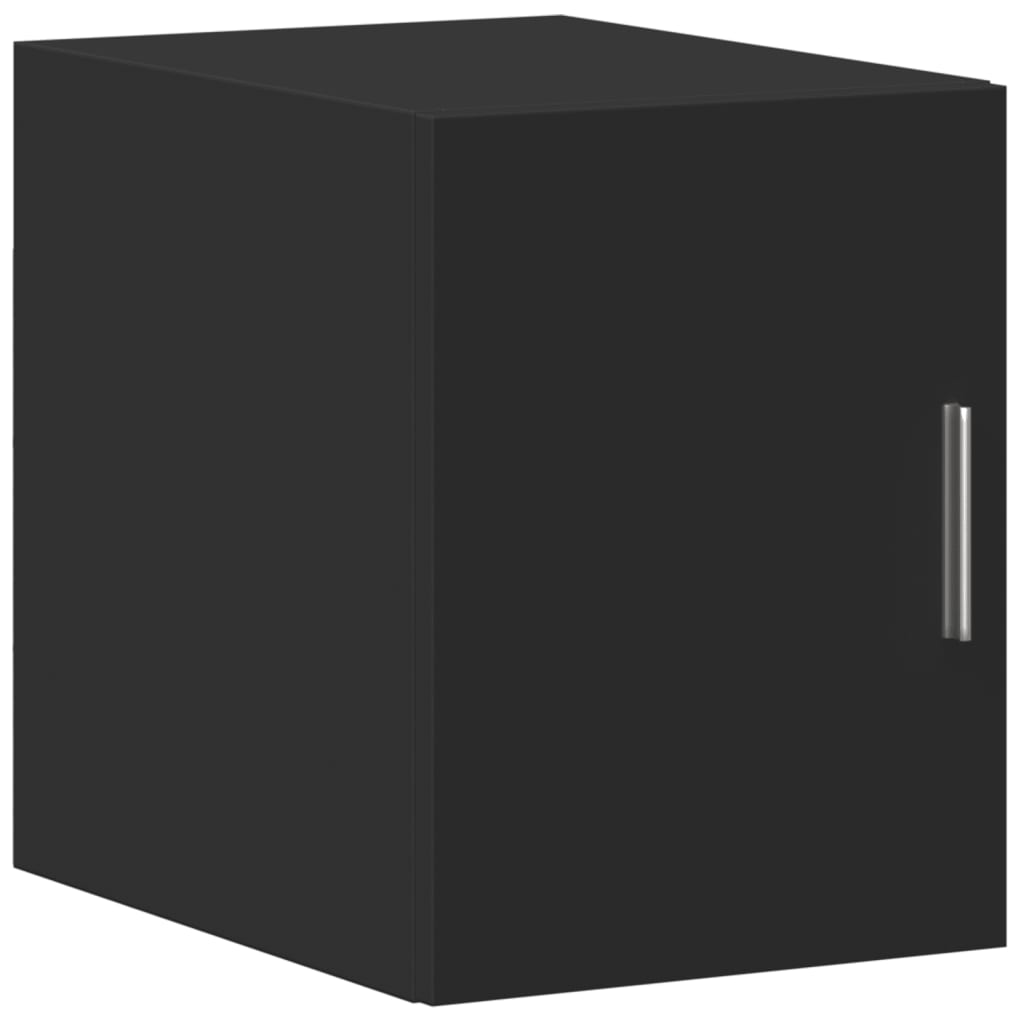 Wall Cabinet Black 30x42.5x40 cm Wood Material
