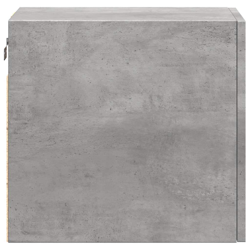 Wall Cabinet Concrete Grey 30x42.5x40 cm Wood Material