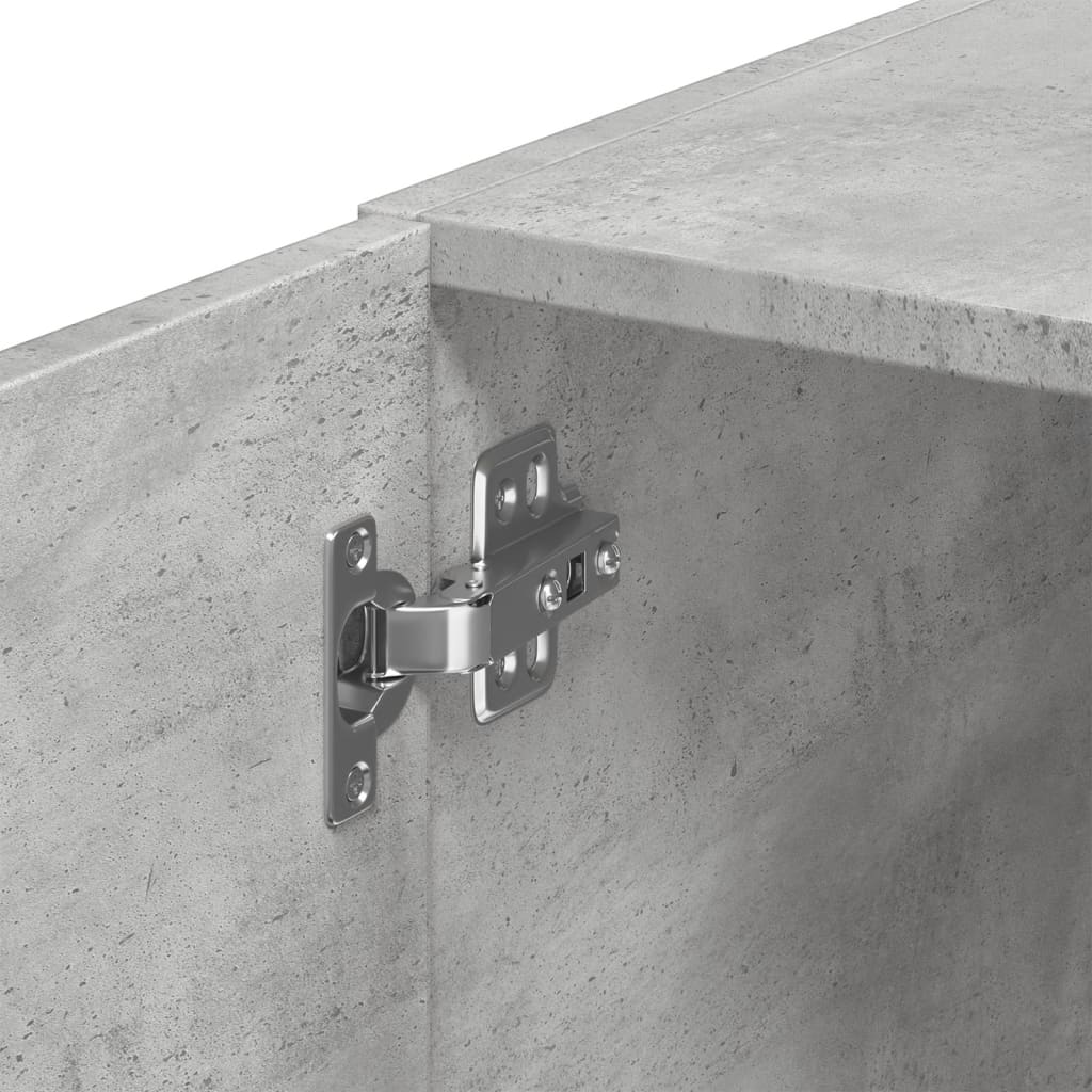 Wall Cabinet Concrete Grey 30x42.5x40 cm Wood Material