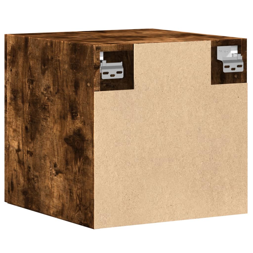 Armoire murale chêne fumé 40x42,5x40 cm matériau bois