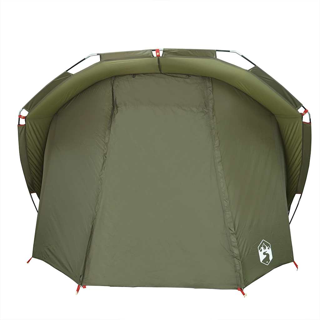 Fishing Tent 4 Persons Olive Green Waterproof