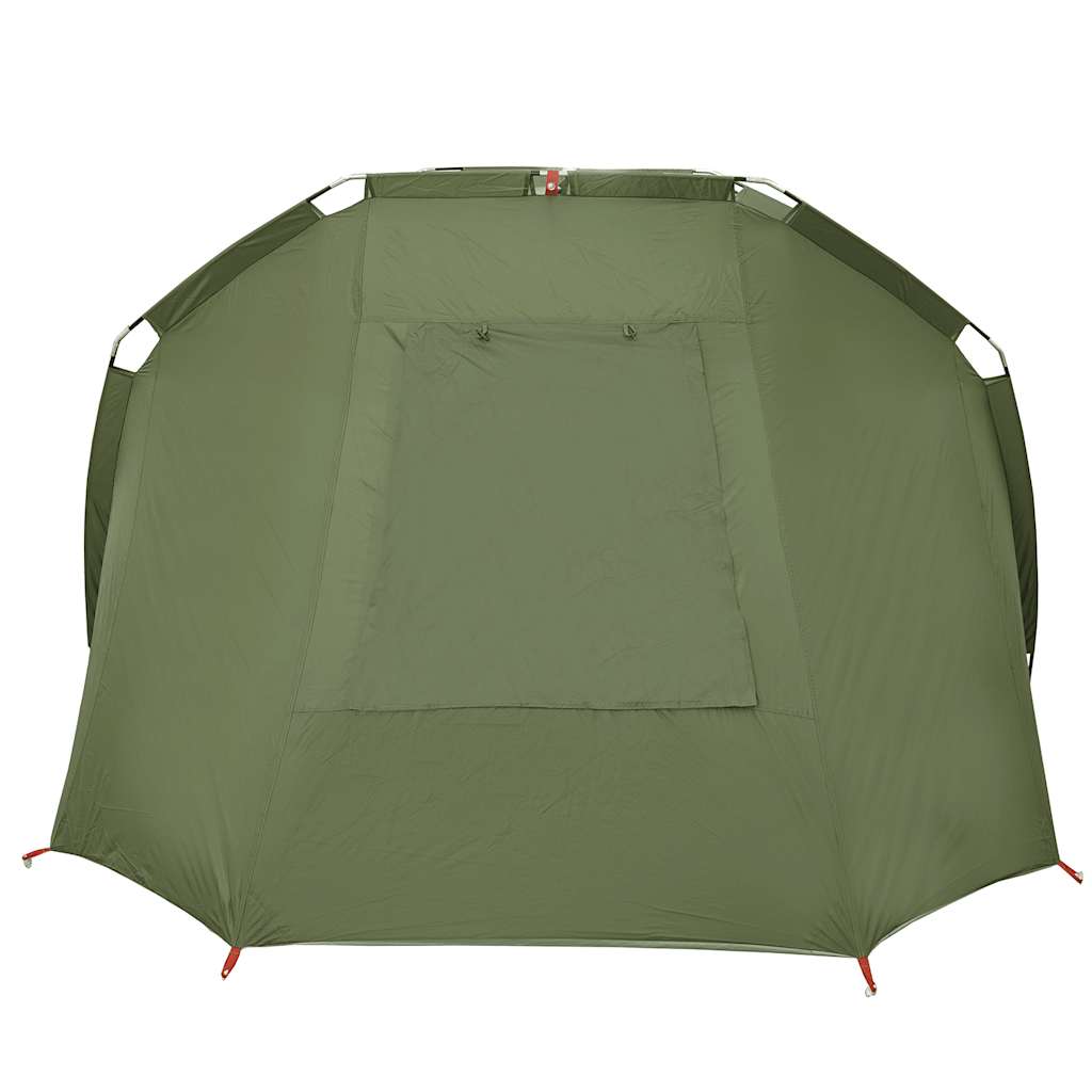 Fishing Tent 4 Persons Olive Green Waterproof