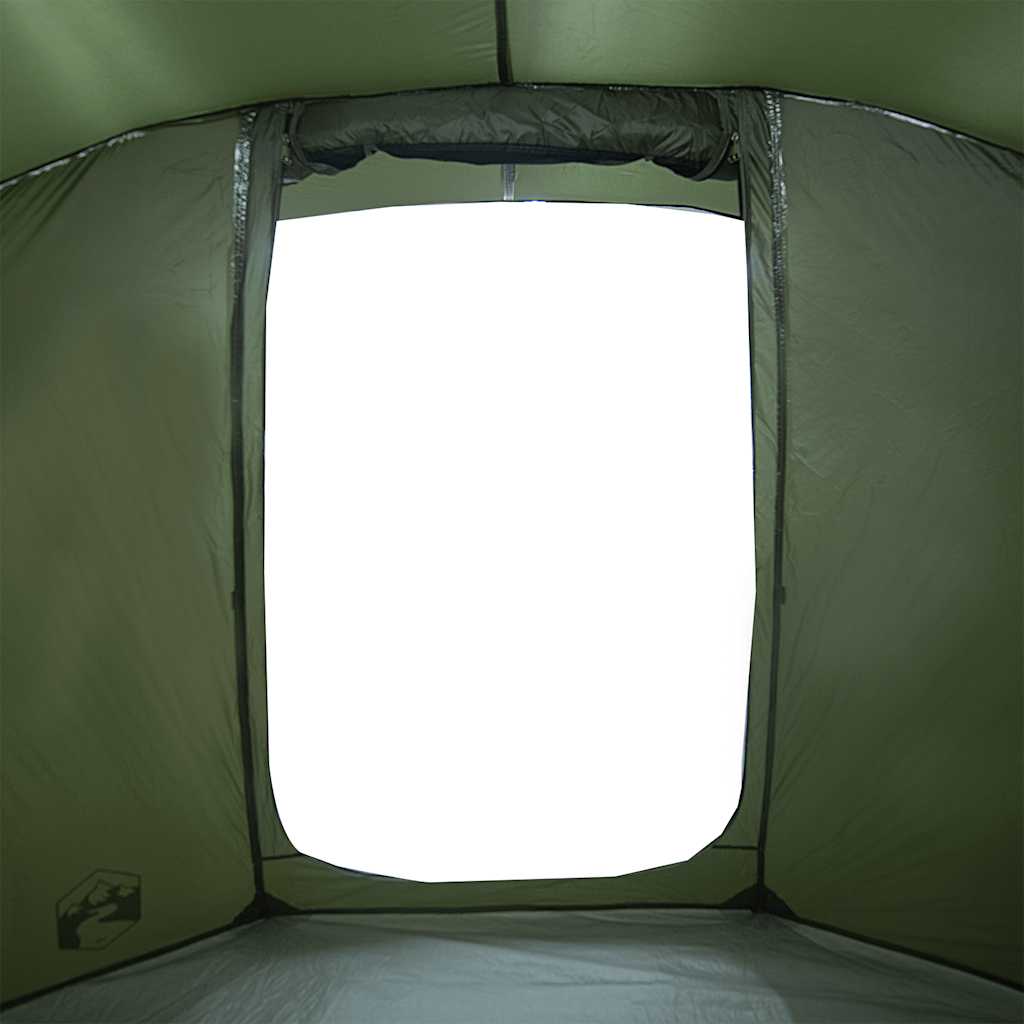 Fishing Tent 4 Persons Olive Green Waterproof