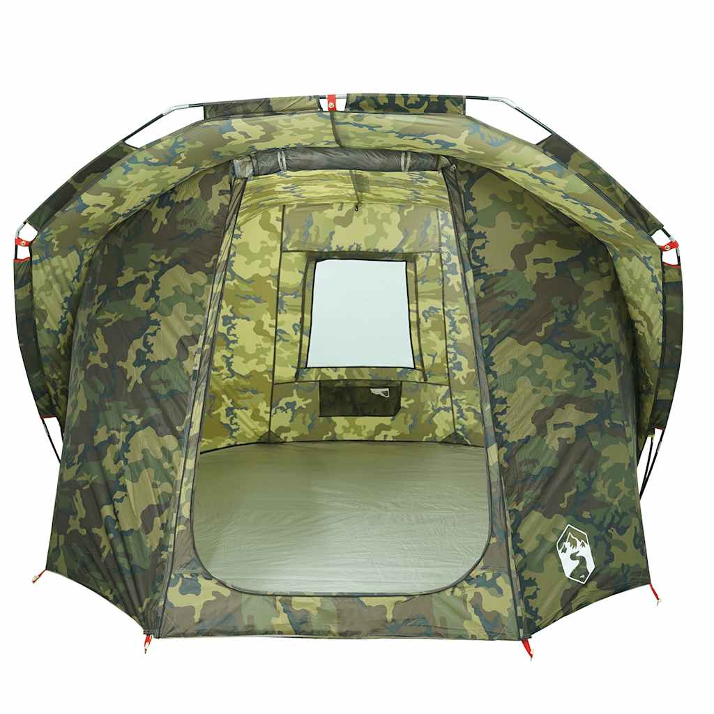 Tente de pêche 4 personnes motif camouflage imperméable