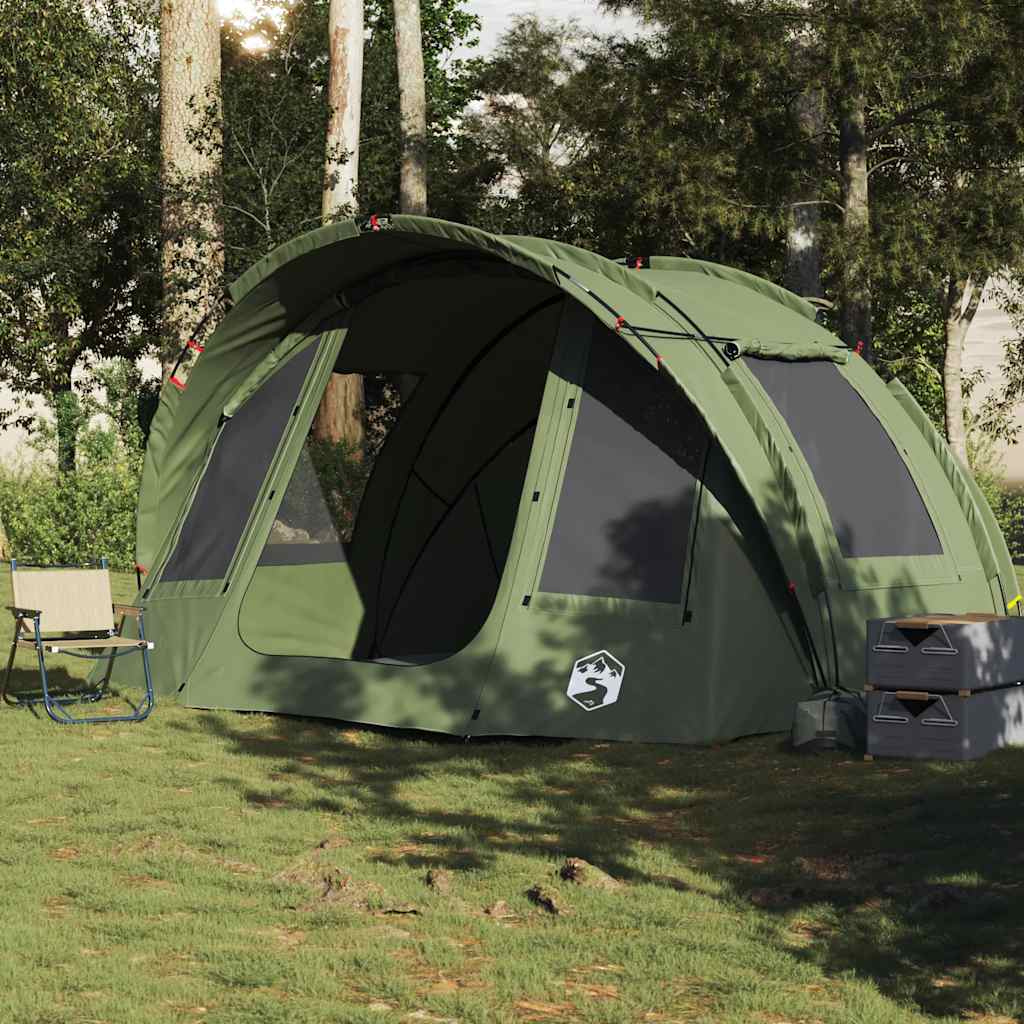 Fishing Tent 2 Persons Olive Green Waterproof