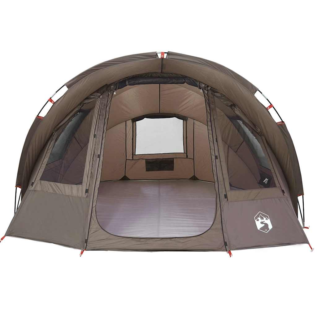 Fishing Tent 2 Persons Brown Waterproof