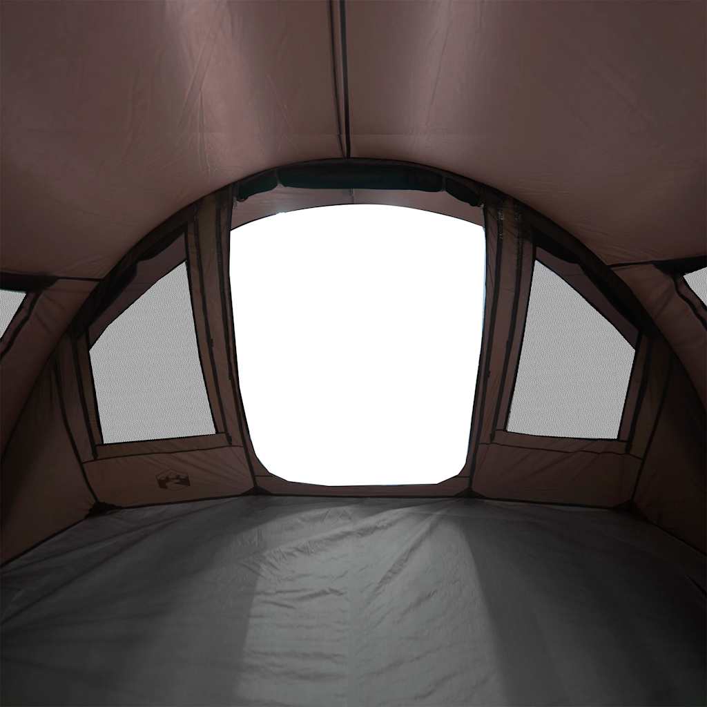 Fishing Tent 2 Persons Brown Waterproof