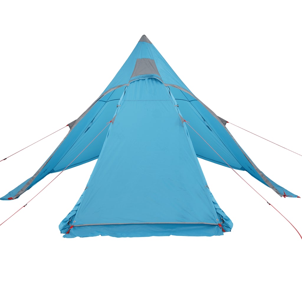 Tipi Camping Tent 5 Person Blue Waterproof