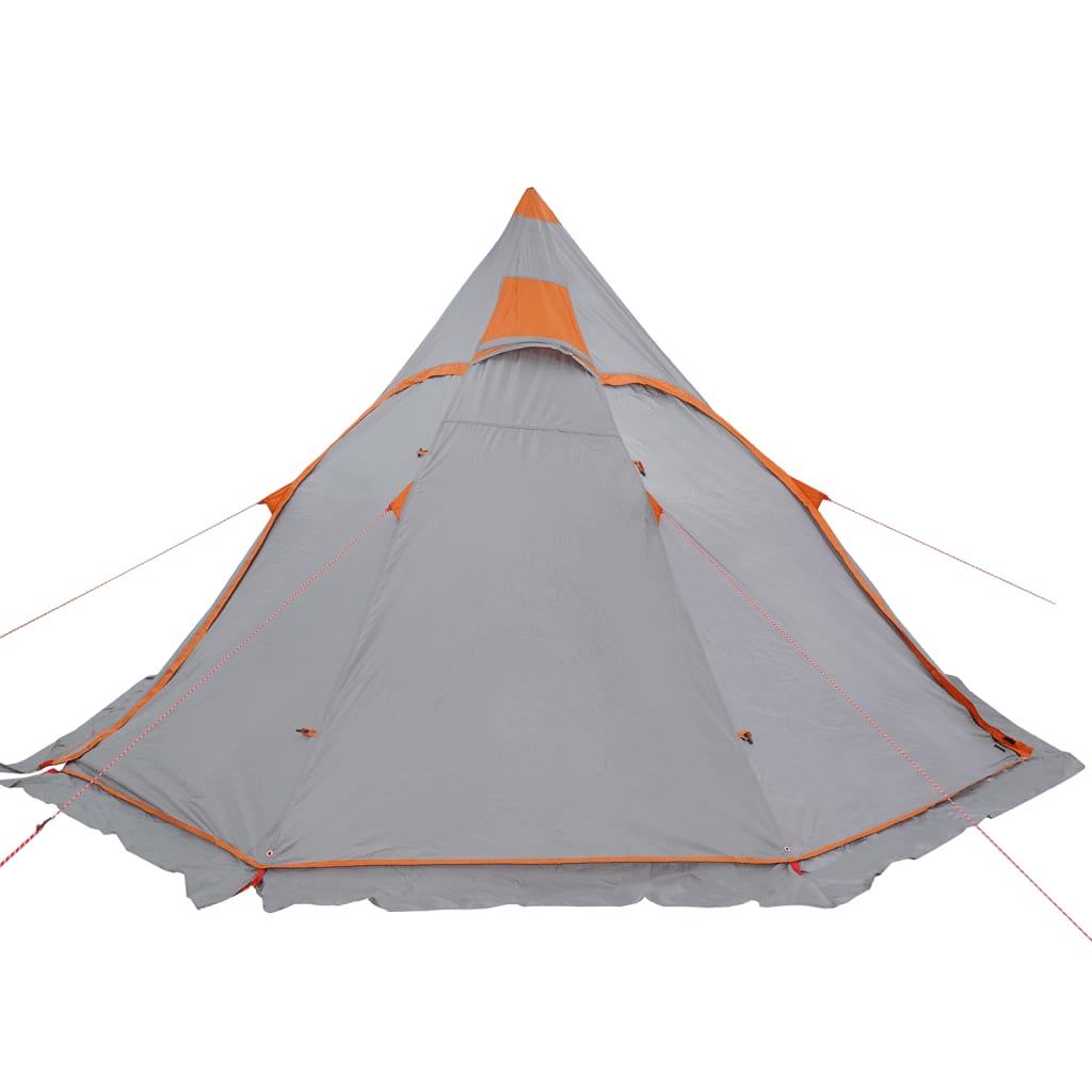 Tipi Camping Tent 5 Persons Gray Waterproof