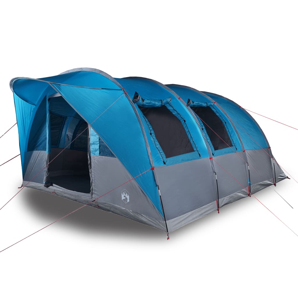 Tunnel Tent 5 Persons Blue Waterproof