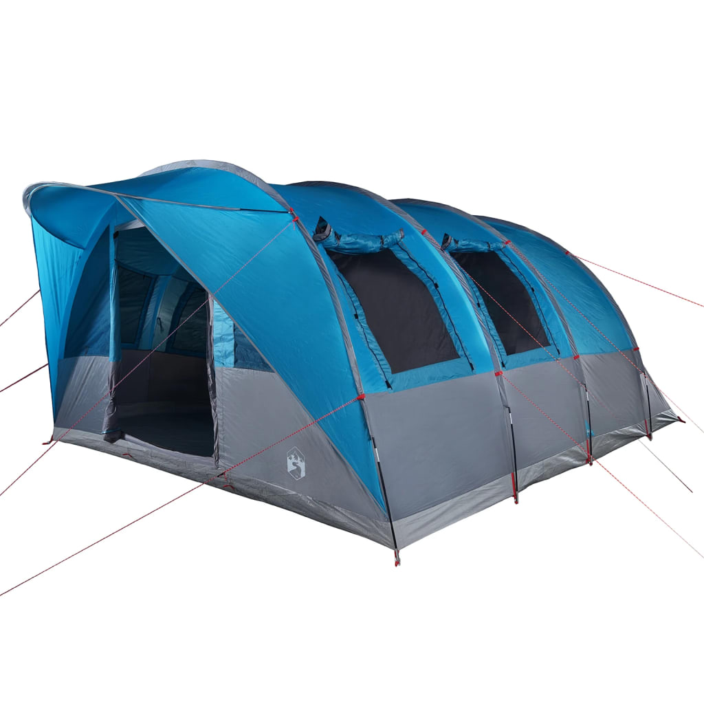 Tunnel Tent 5 Persons Blue Waterproof