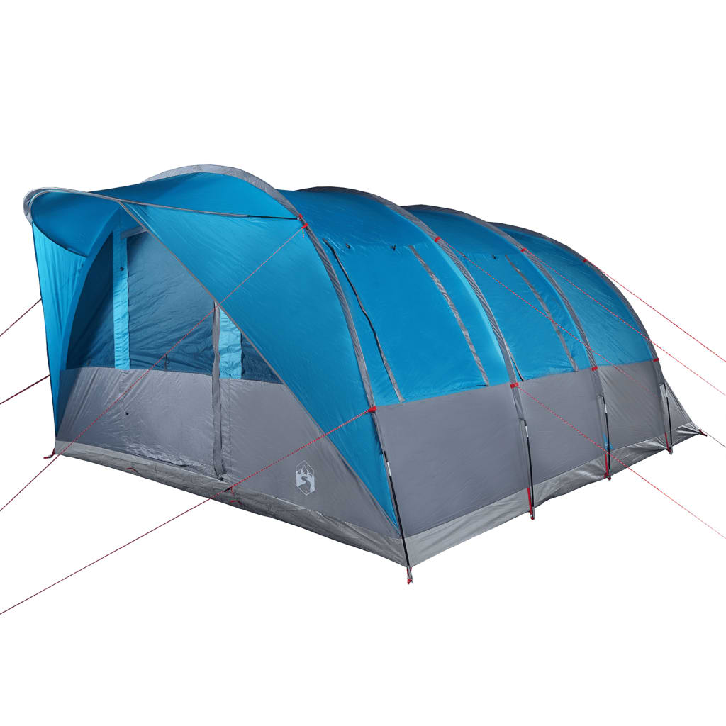 Tunnel Tent 5 Persons Blue Waterproof