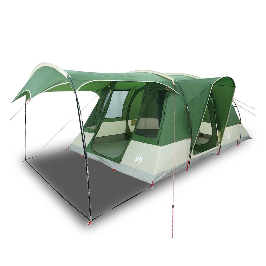 Tunnel Tent 5 Persons Green Waterproof