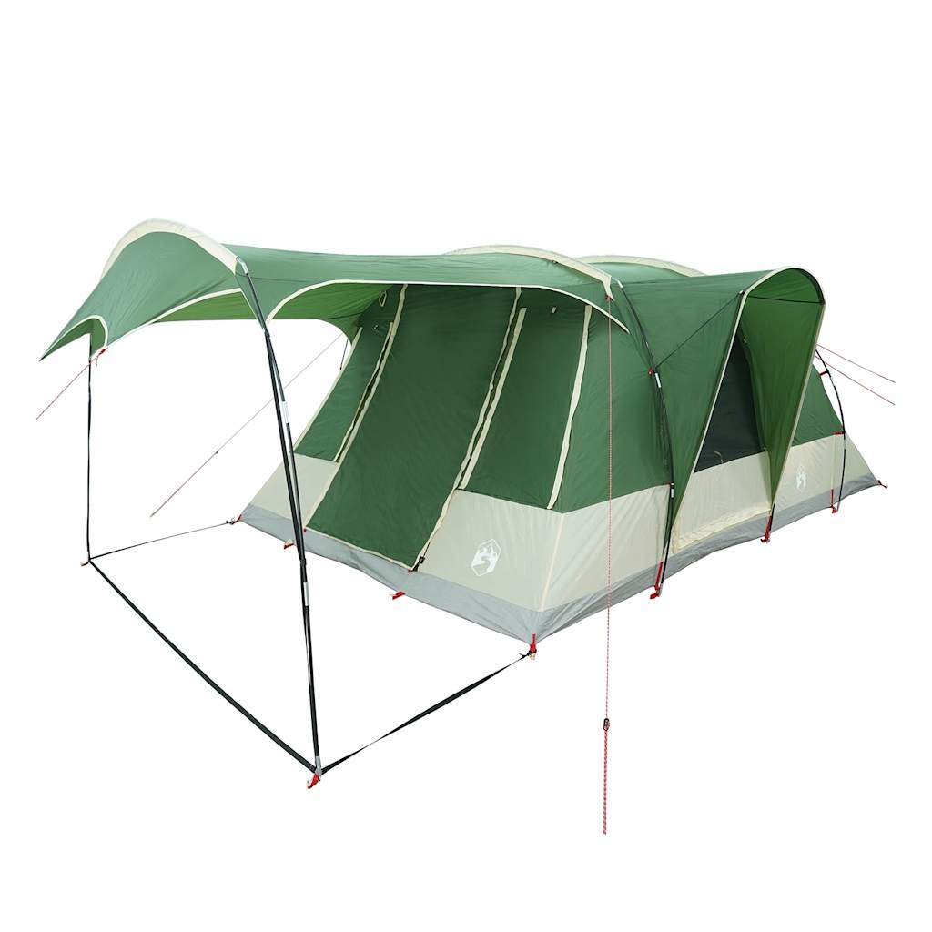 Tunnel Tent 5 Persons Green Waterproof