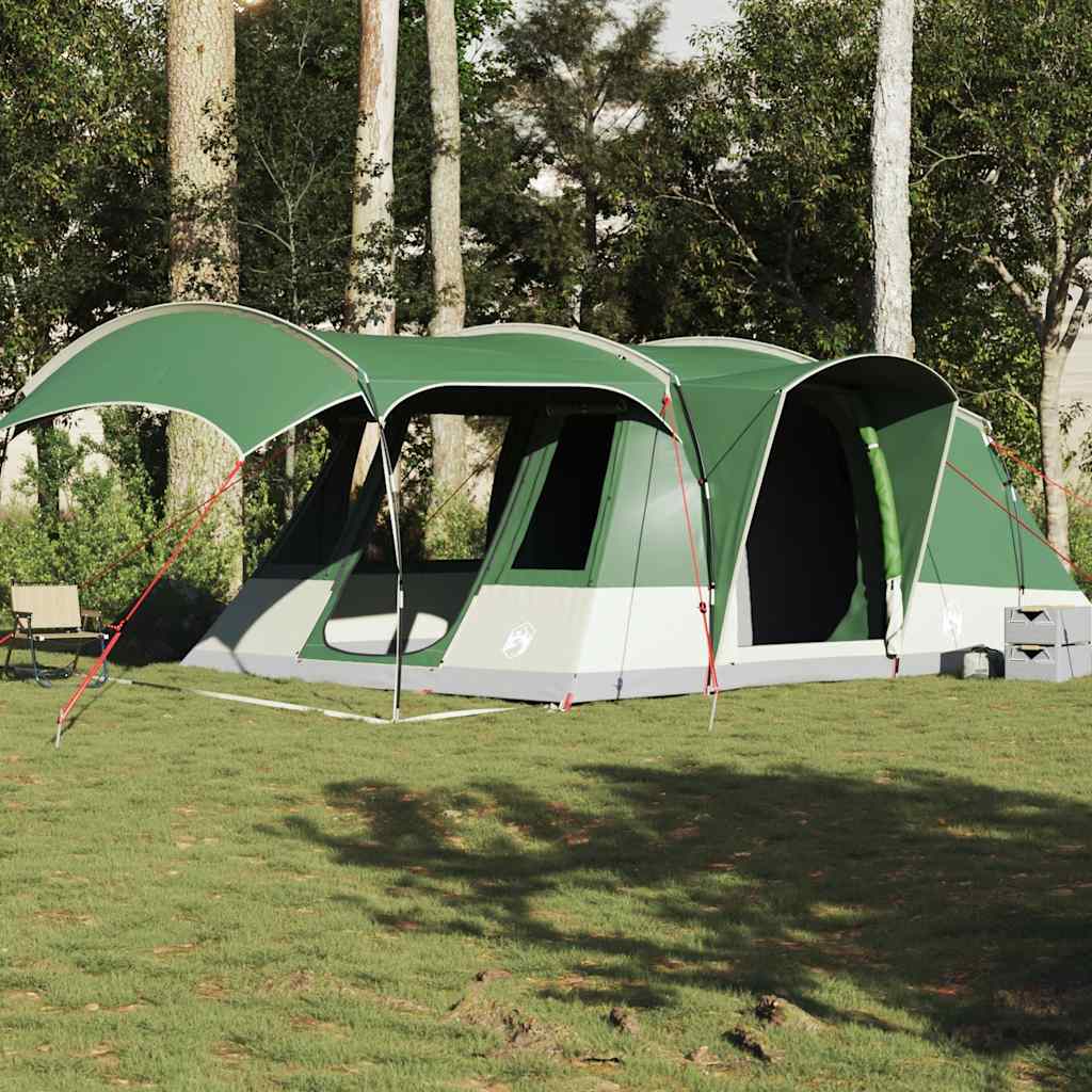 Tunnel Tent 5 Persons Green Waterproof
