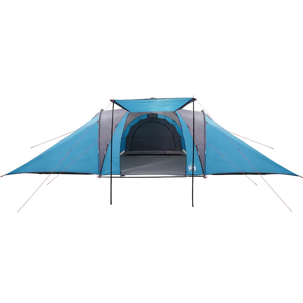 Tente familiale dôme 6 personnes bleue imperméable