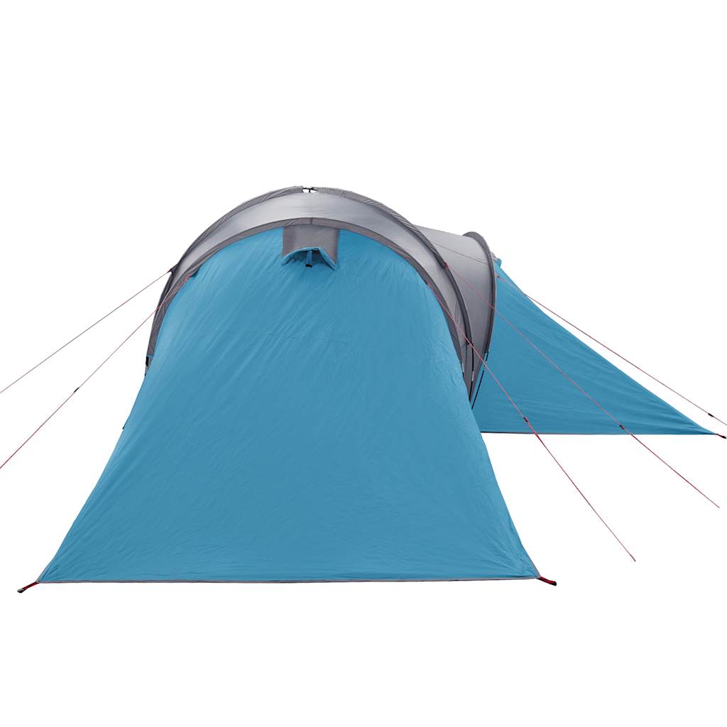 Tente familiale dôme 6 personnes bleue imperméable