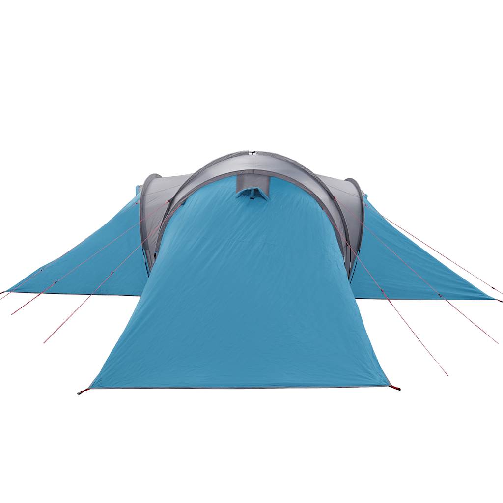 Tente familiale dôme 6 personnes bleue imperméable