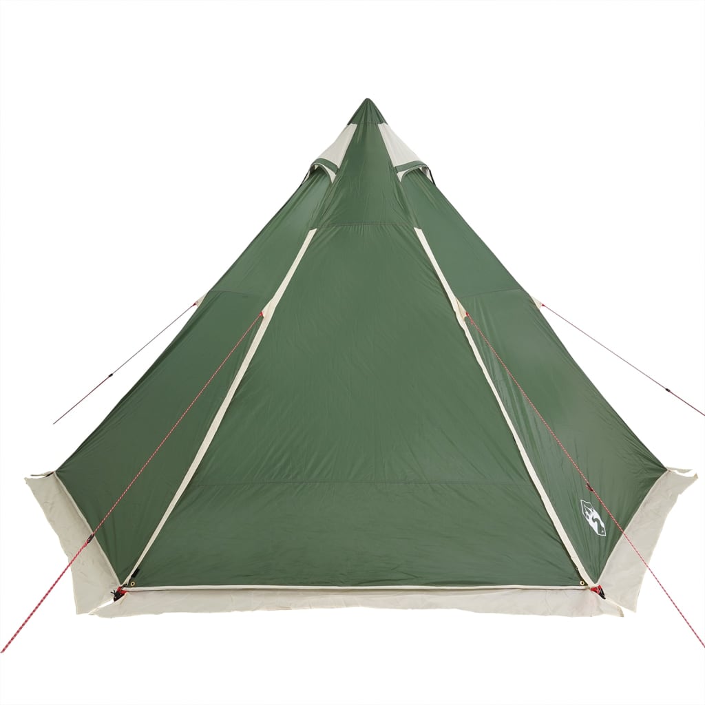 Tipi Family Tent 6 Persons Green Waterproof