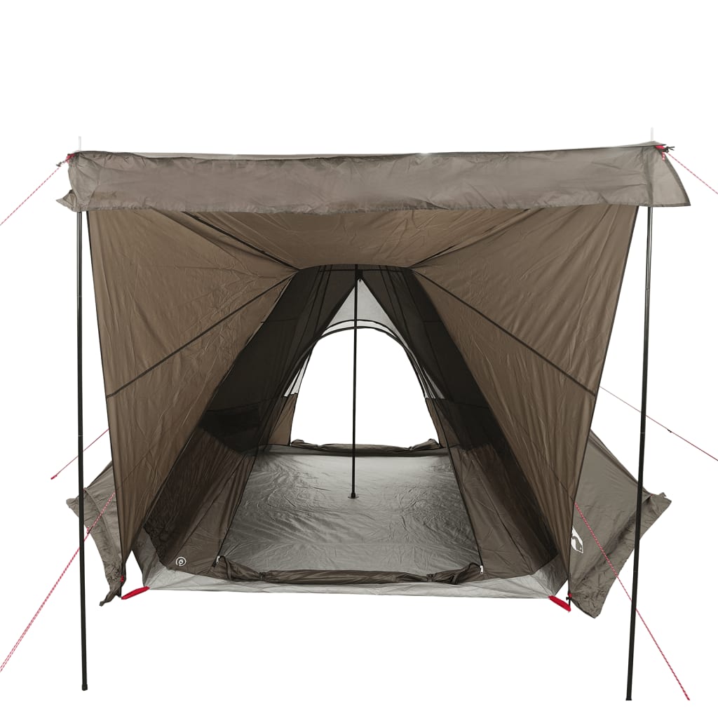 Tipi Family Tent 6 Persons Brown Waterproof