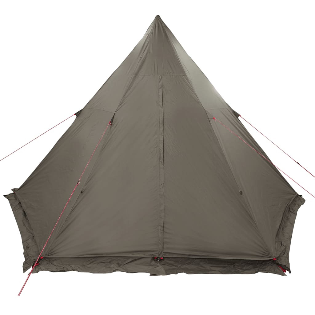 Tipi Family Tent 6 Persons Brown Waterproof