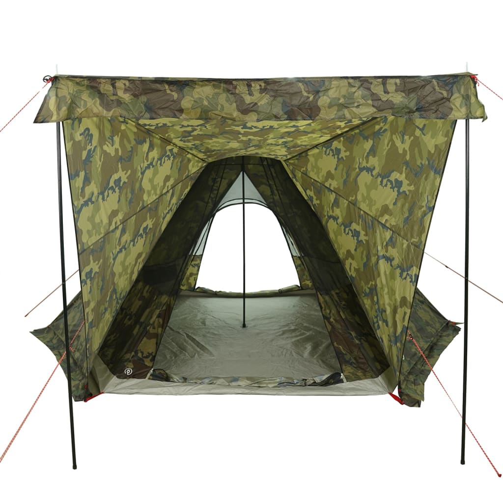 Tipi Family Tent 6 Persons Camouflage Waterproof