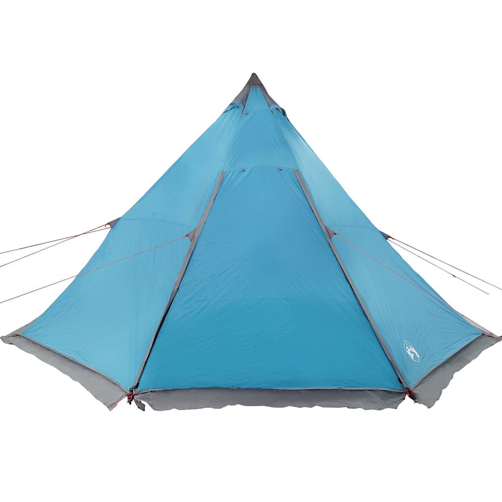 Tipi Family Tent 6 Persons Blue Waterproof