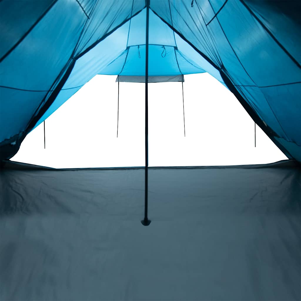 Tipi Family Tent 6 Persons Blue Waterproof