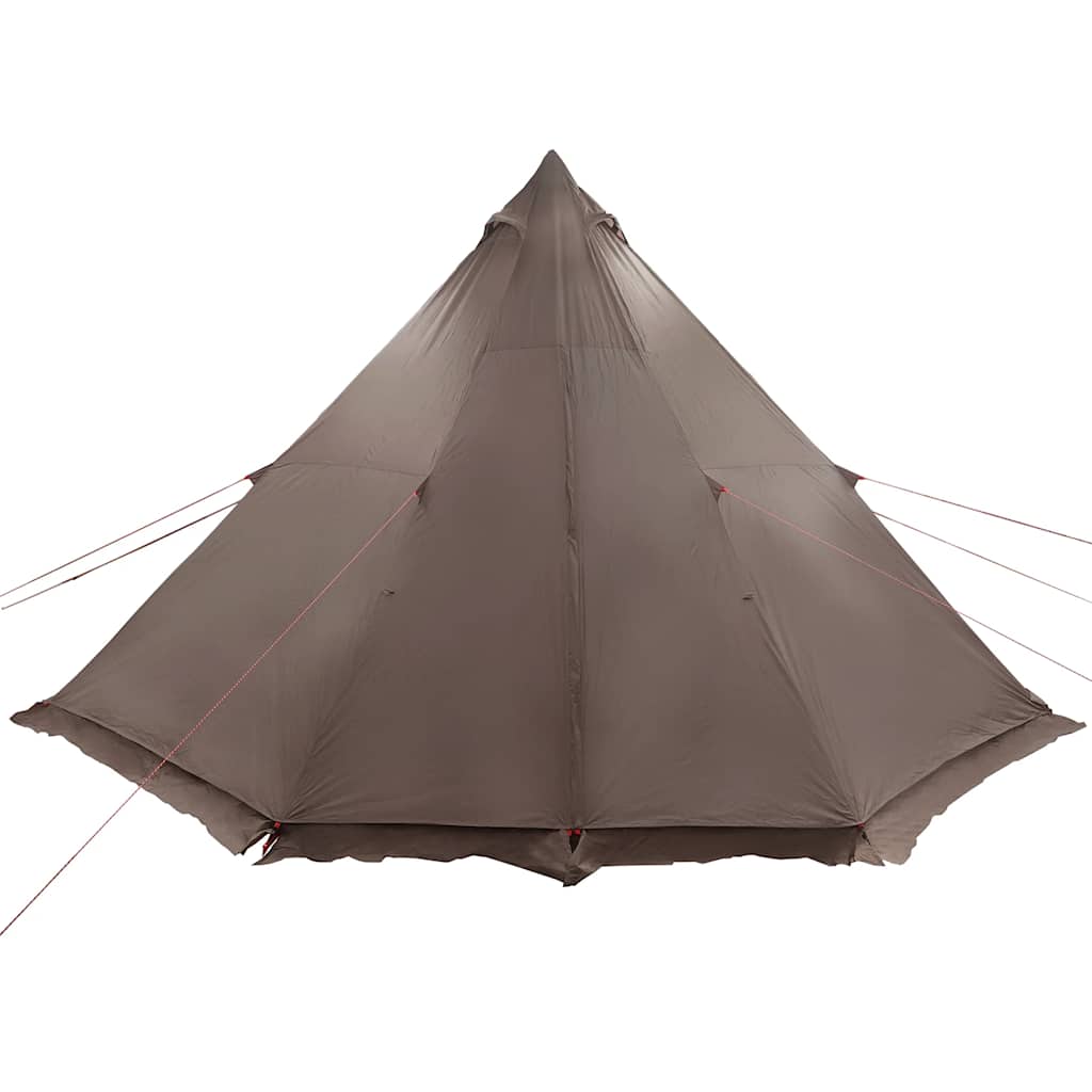 Tipi Family Tent 6 Persons Brown Waterproof