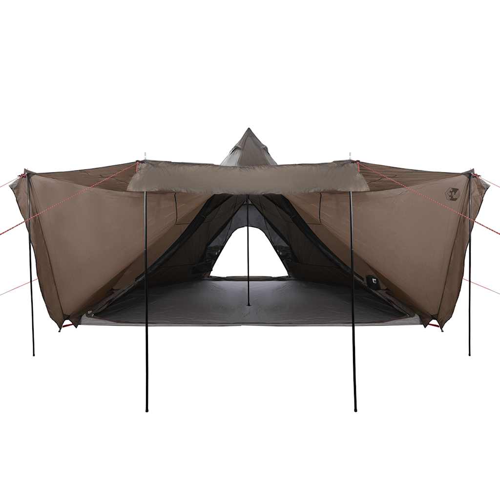 Tipi Family Tent 6 Persons Brown Waterproof
