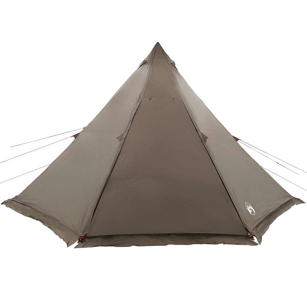 Tipi Family Tent 6 Persons Brown Waterproof