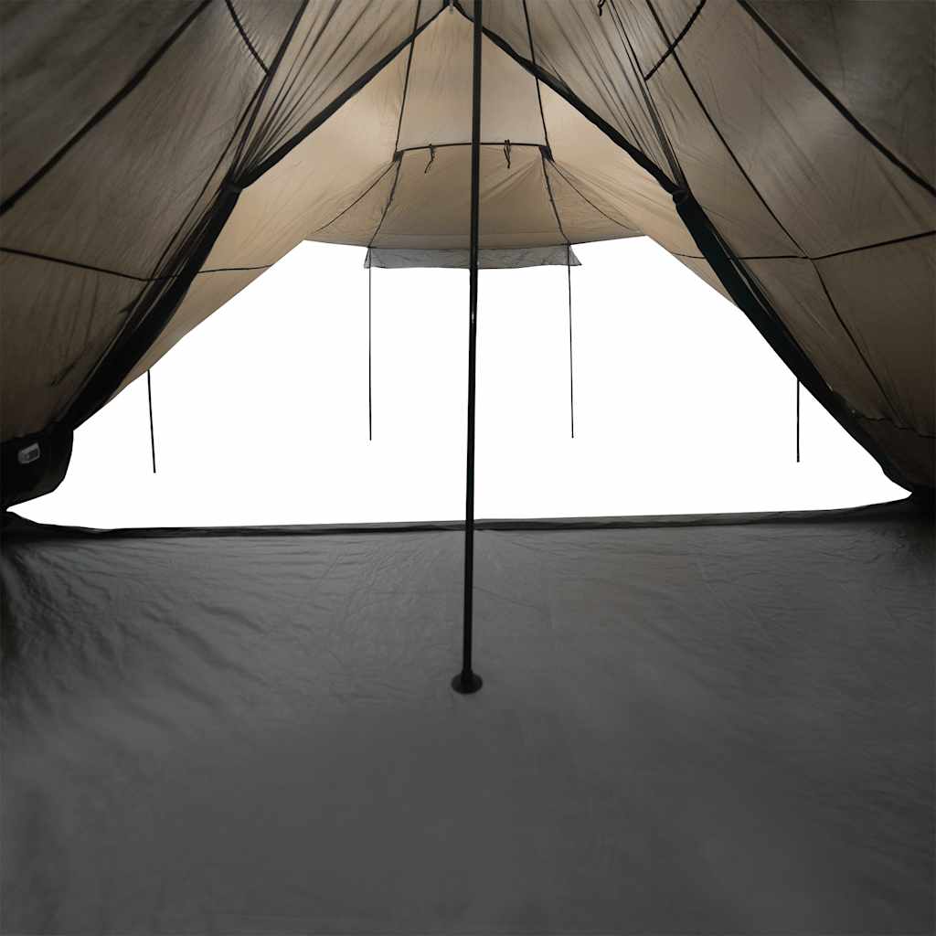 Tipi Family Tent 6 Persons Brown Waterproof