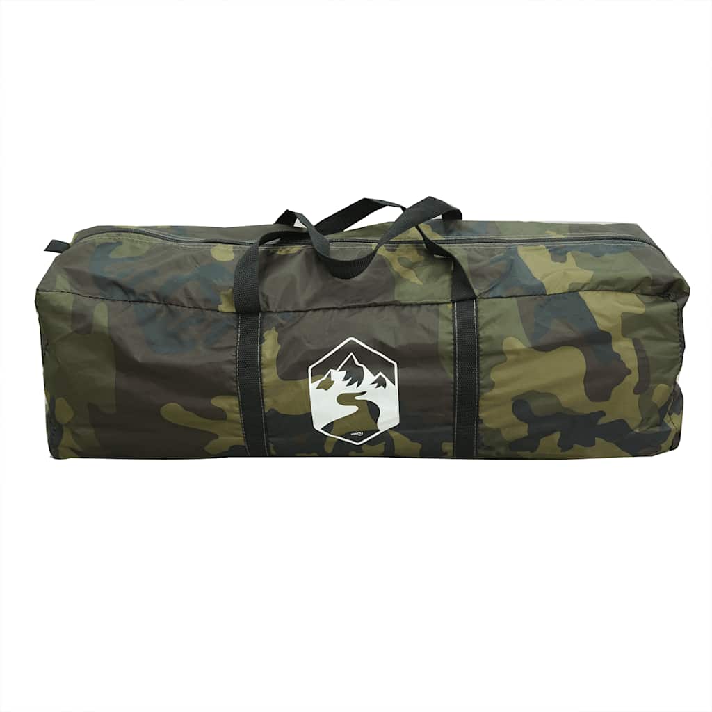 Tente familiale Tipi 8 personnes motif camouflage imperméable