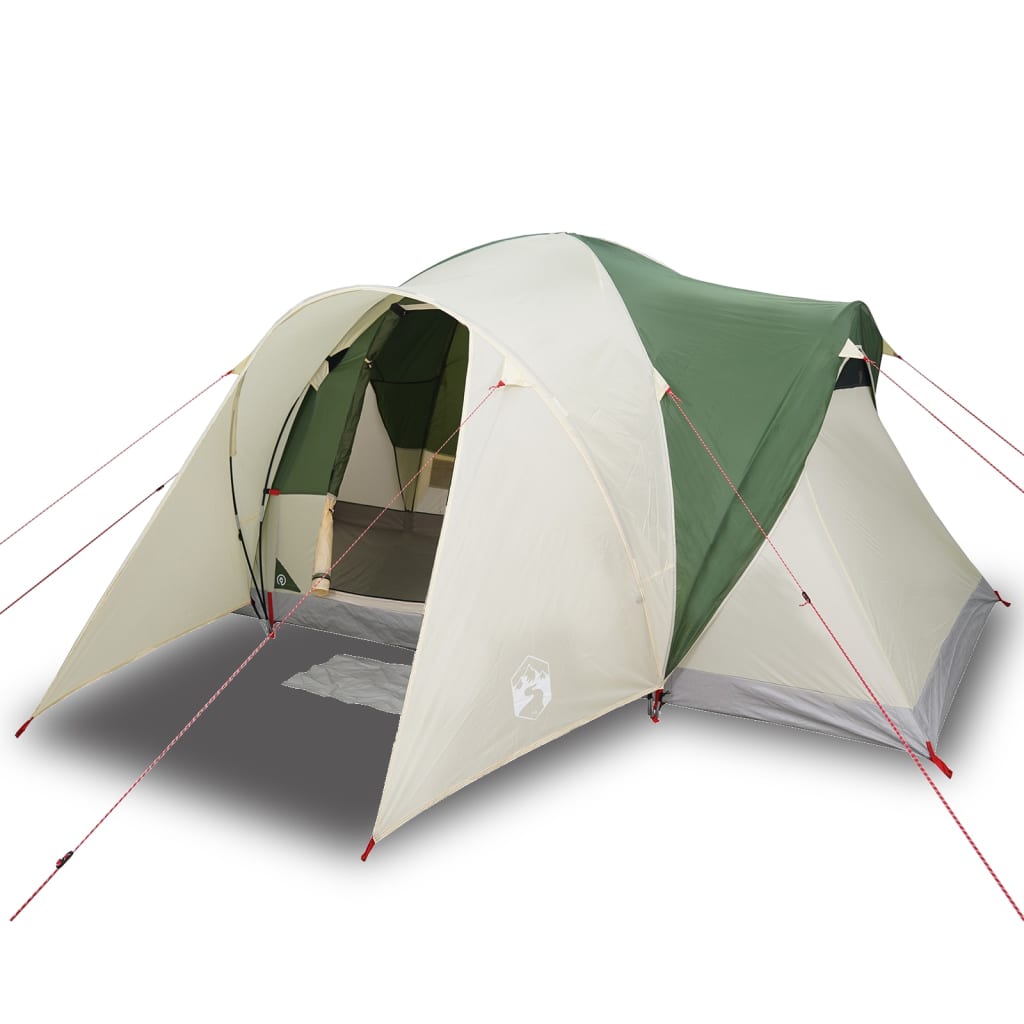 Tente familiale dôme 6 personnes verte imperméable