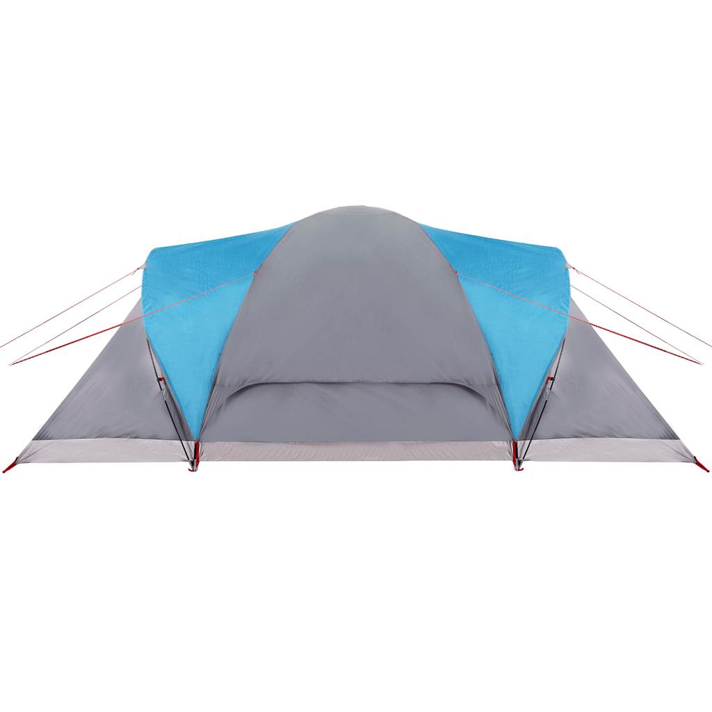 Tente familiale dôme 6 personnes bleue imperméable