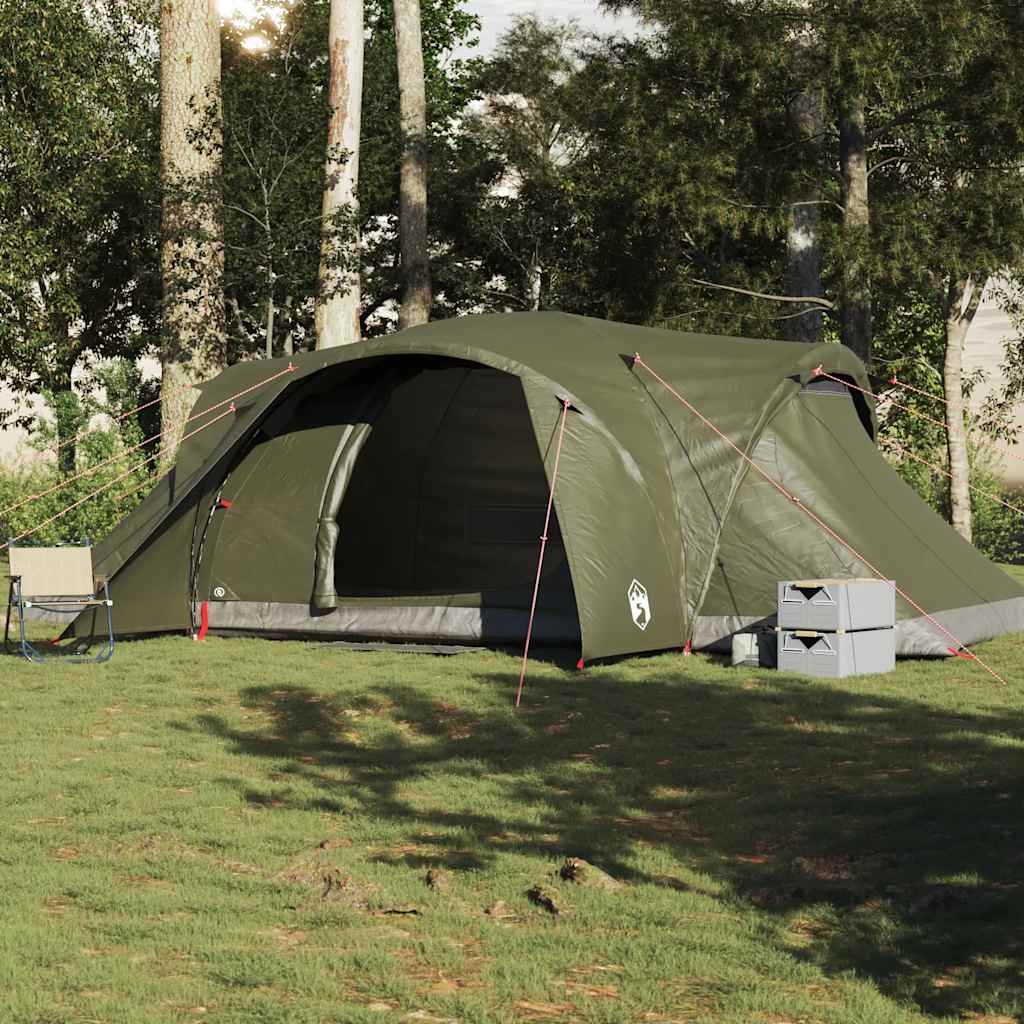Tente familiale dôme 6 personnes vert olive imperméable