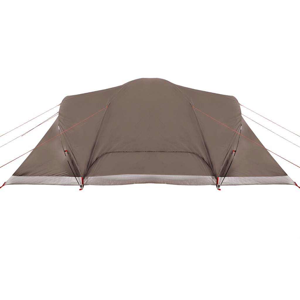 Tente familiale dôme 6 personnes marron imperméable