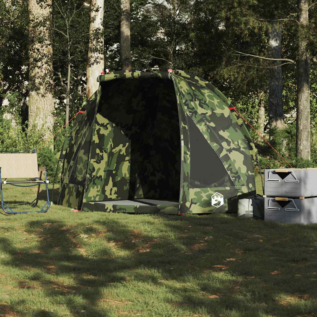 Tente de pêche motif camouflage imperméable