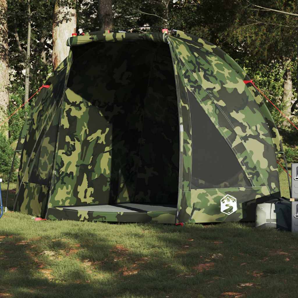 Tente de pêche motif camouflage imperméable