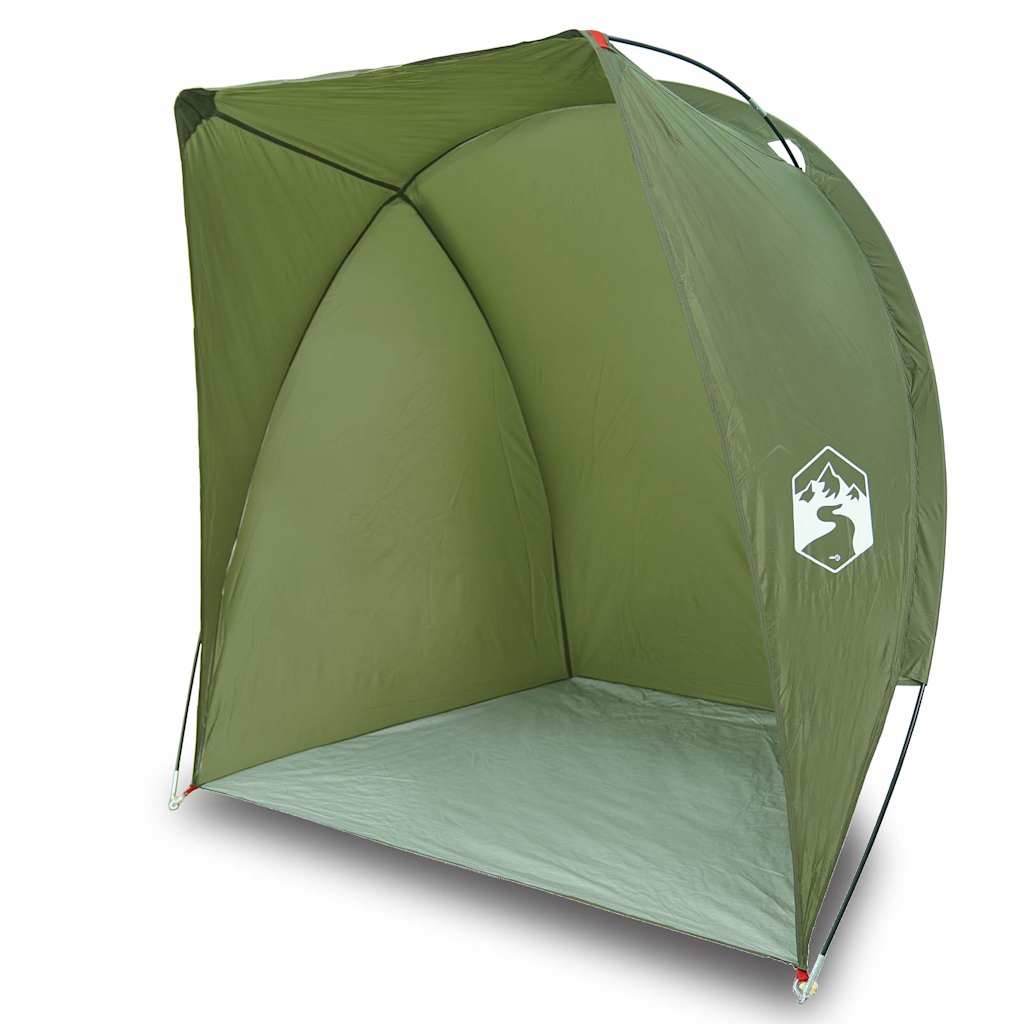 Fishing tent olive green waterproof
