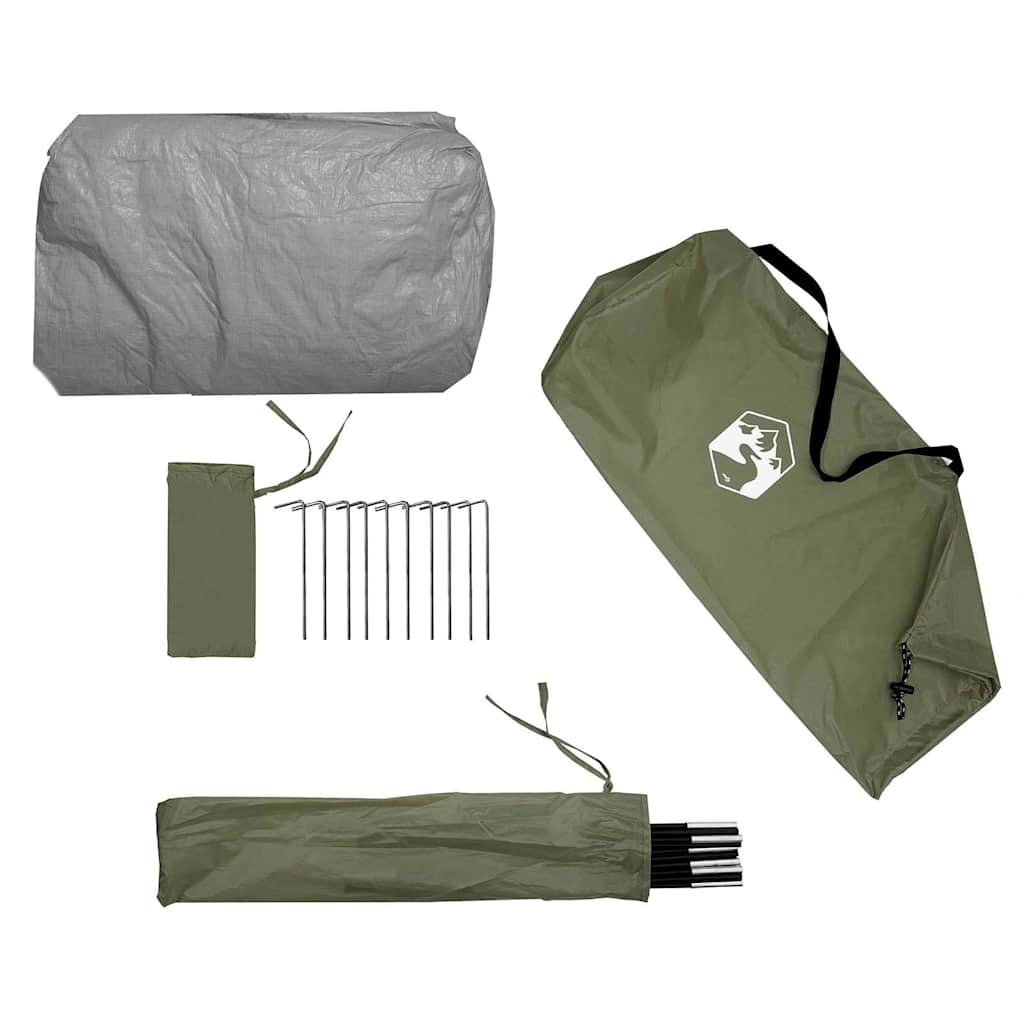 Fishing tent olive green waterproof