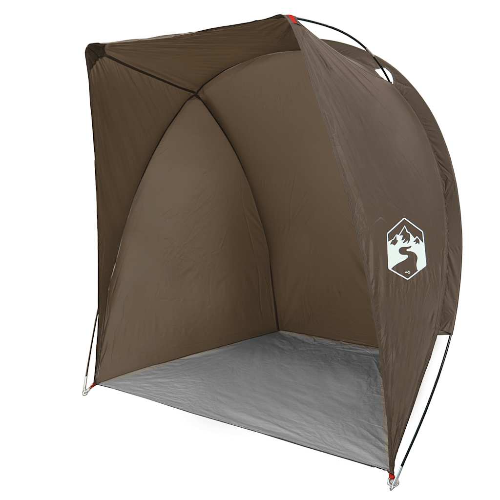 Tente de pêche marron imperméable