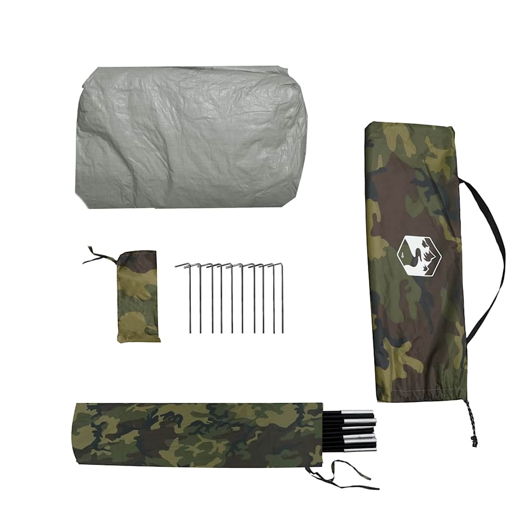 Tente de pêche motif camouflage imperméable