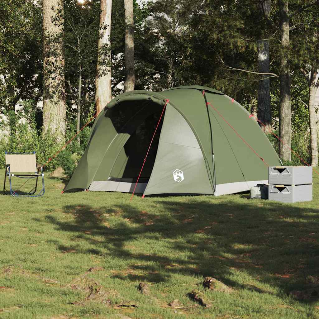 Fishing Tent 2 Persons Olive Green Waterproof